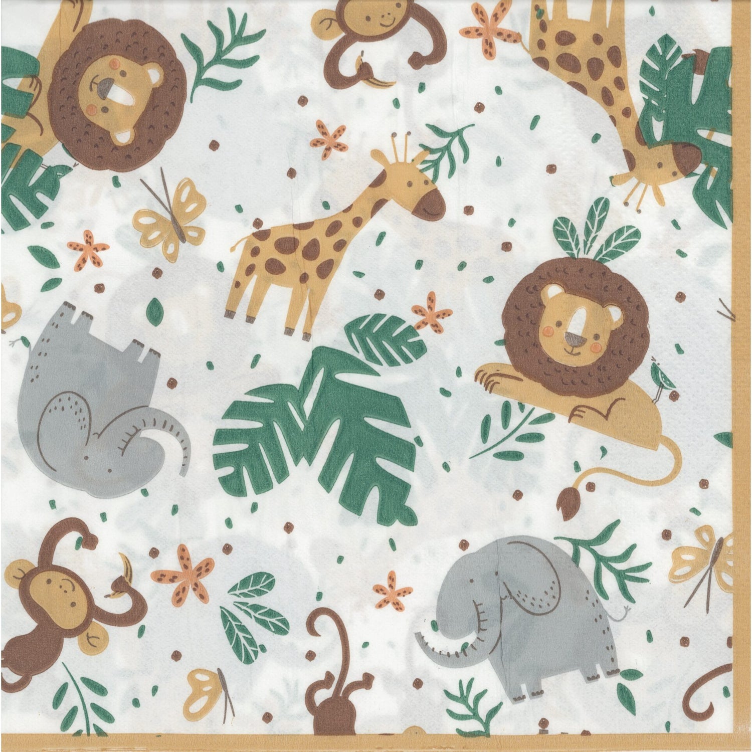 Armada Napkin/Serviette - Baby Jungle