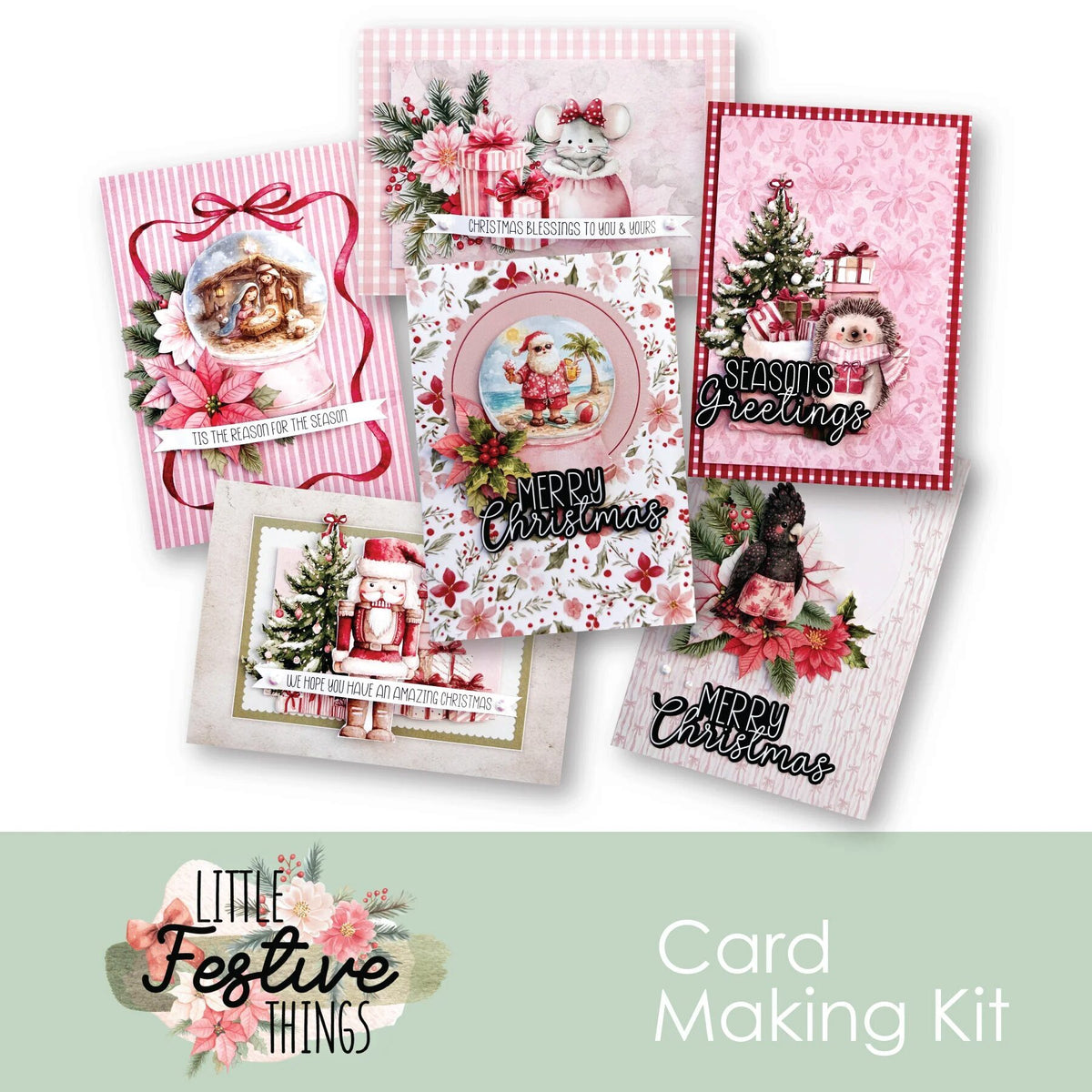 Uniquely Creative Card Making Kit - Little Festive Things