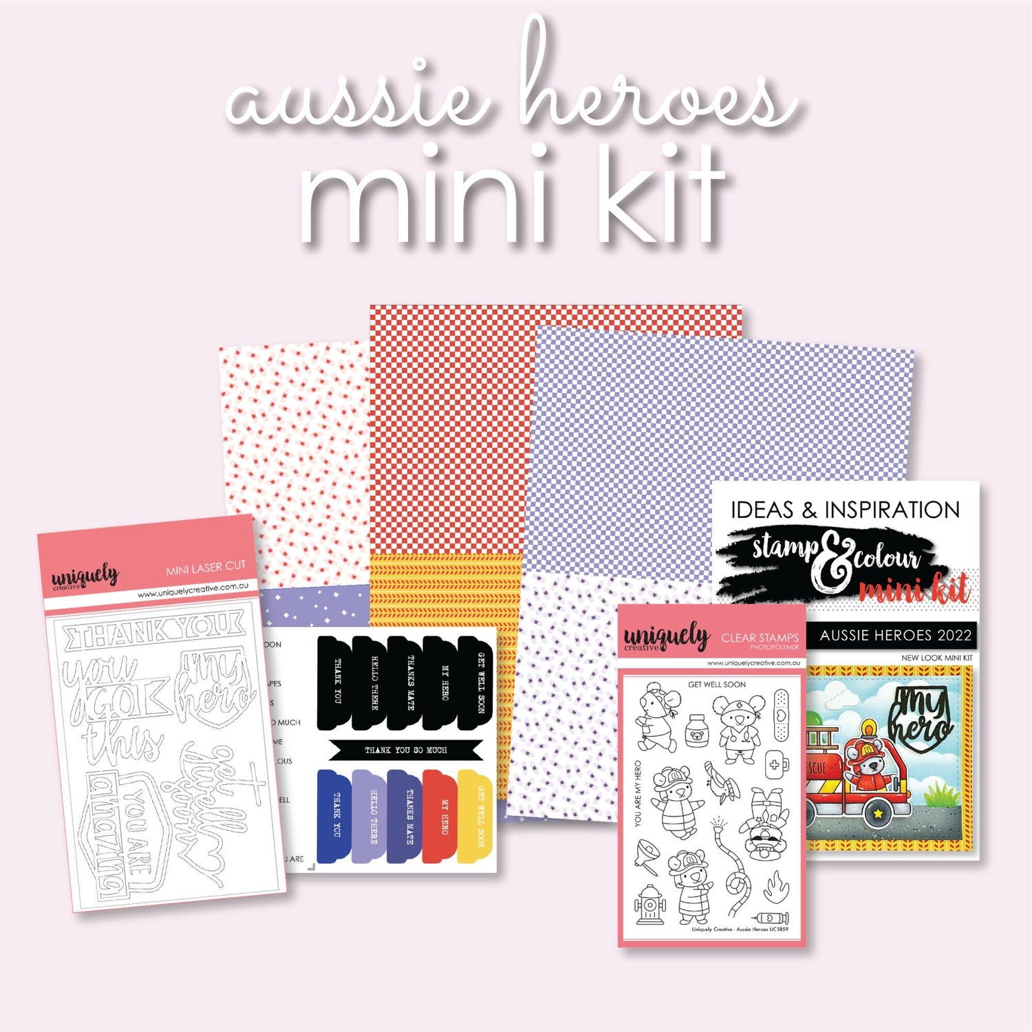Uniquely Creative Mini Kit - Aussie Heroes