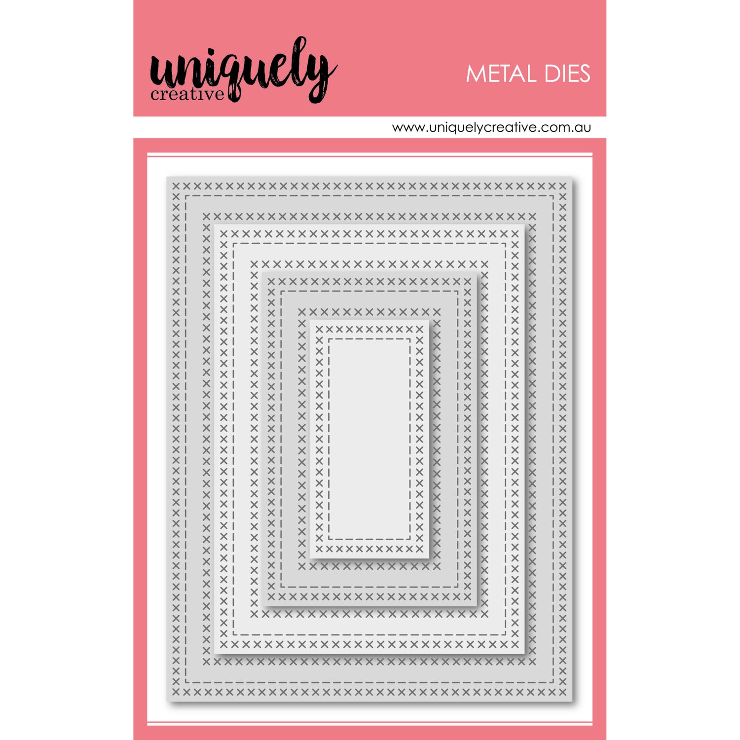 Uniquely Creative Die - Cross Stitch Rectangles