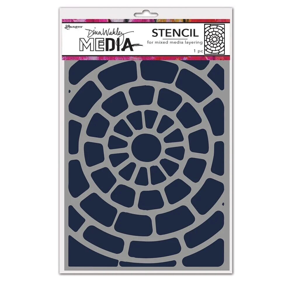 Dina Wakley MEDIA Stencil - Cover