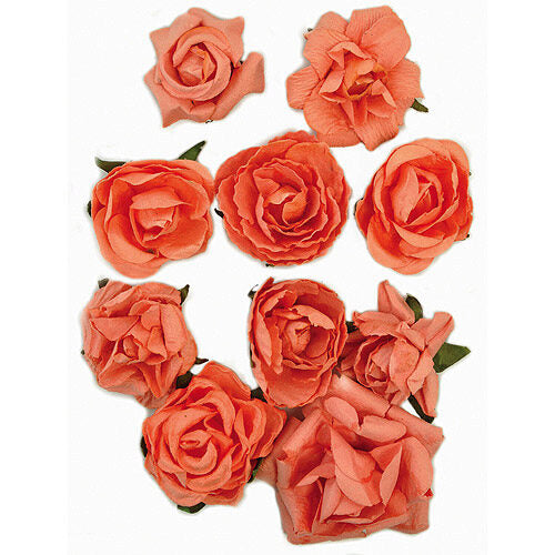 Kaisercraft Paper Blooms - Coral