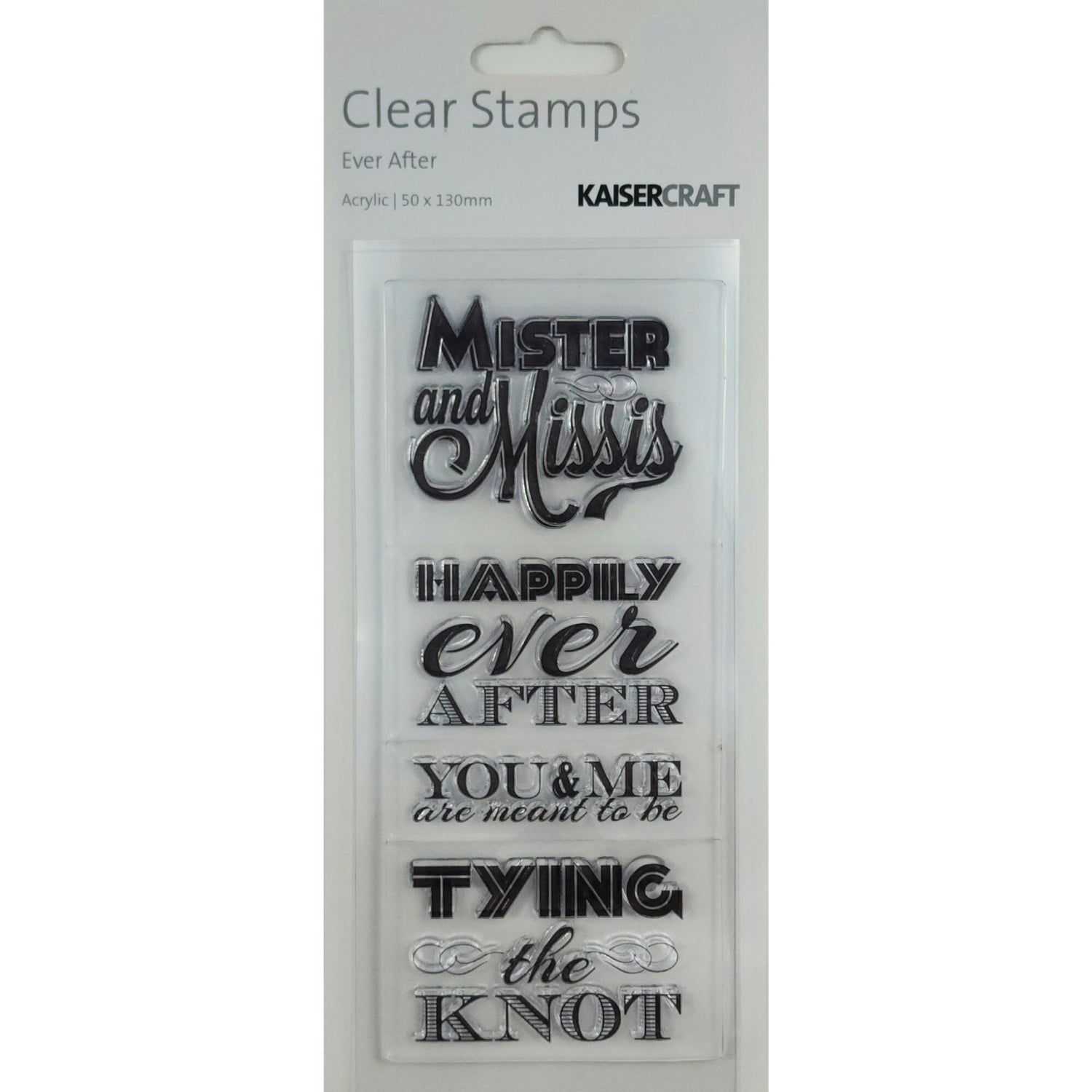 Kaisercraft Clear Stamp - Ever After