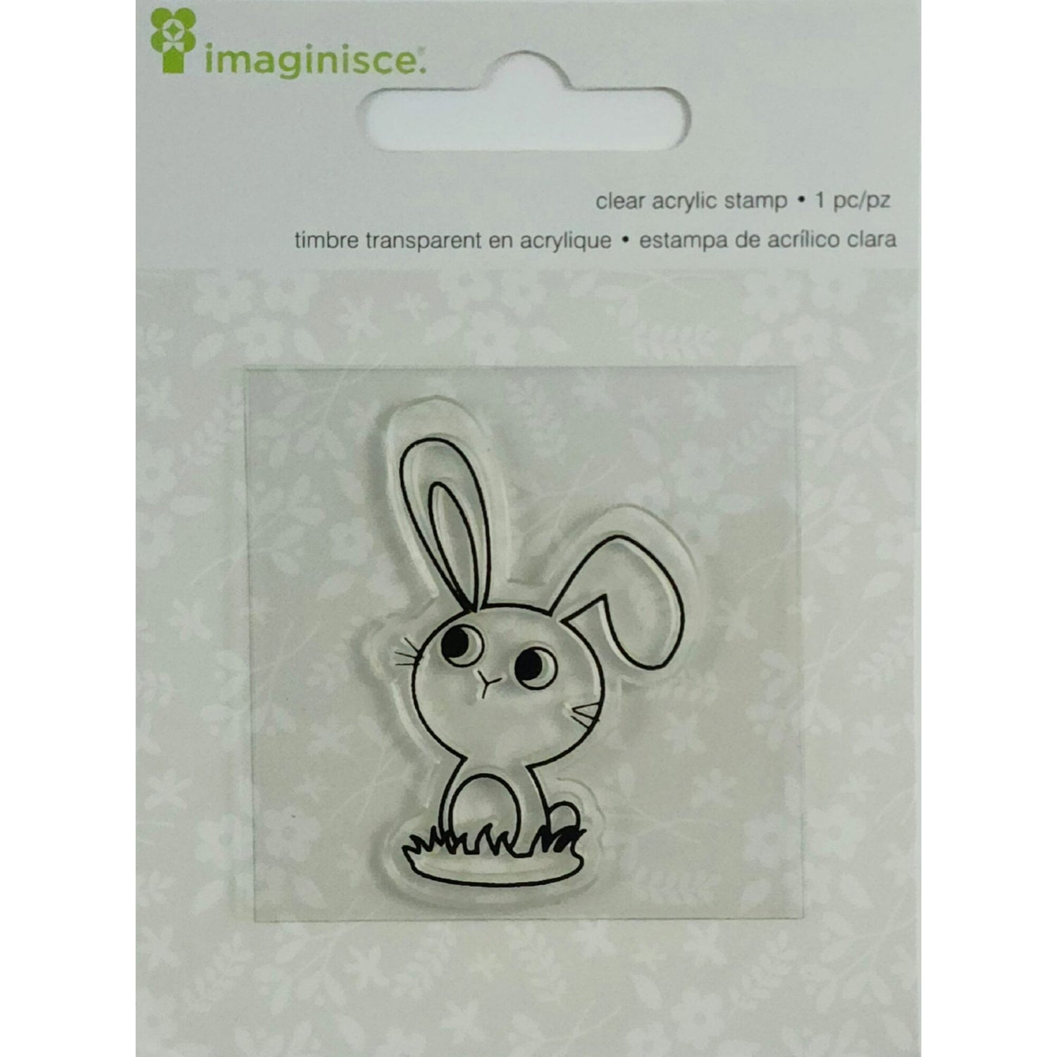 Imaginisce Acrylic Mini Stamp - Rabbit