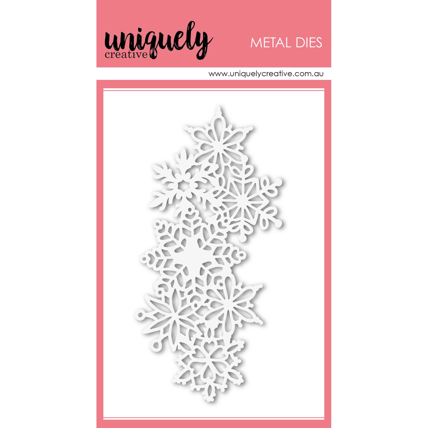 Uniquely Creative Die - Snowflake Texture