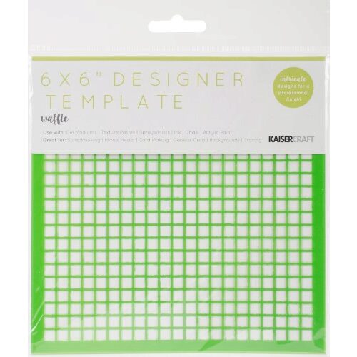 Kaisercraft 6x6" Designer Template - Waffle