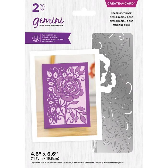 Crafter's Companion Create-A-Card Die - Statement Rose