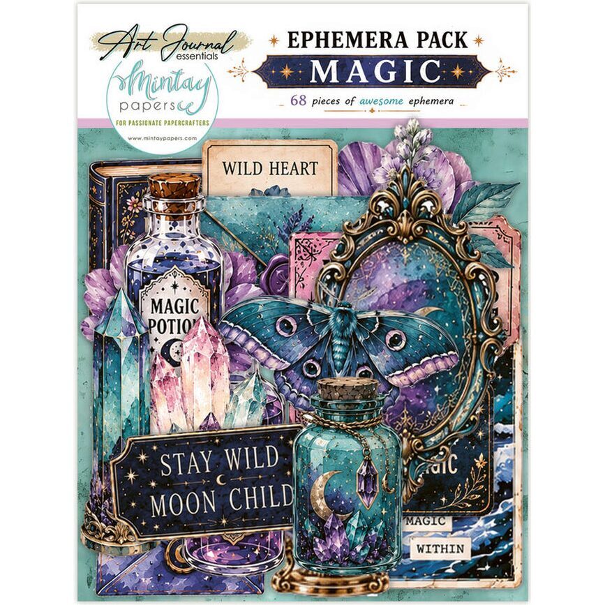 Mintay Art Journal Essentials - Magic Ephemera Pack