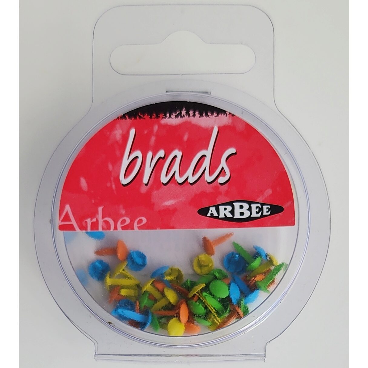 Arbee Brads - 5mm Round Brights - 50 pieces