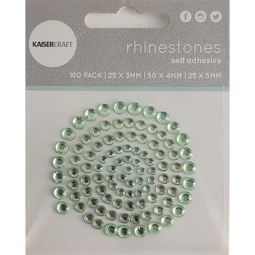 Kaisercraft Rhinestones - Mint Green