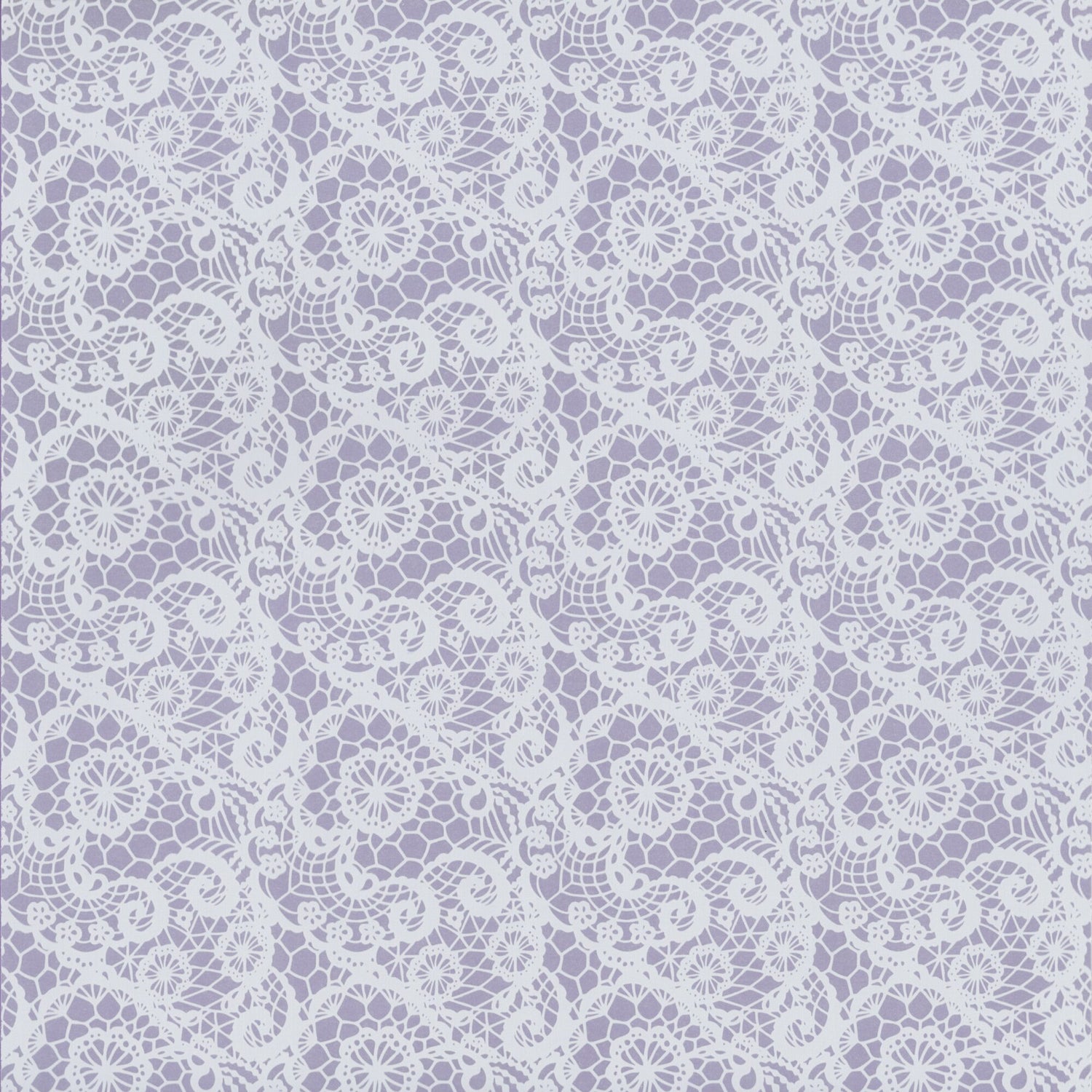 Mintay Decorative 12x12" White Translucent Vellum - Lace