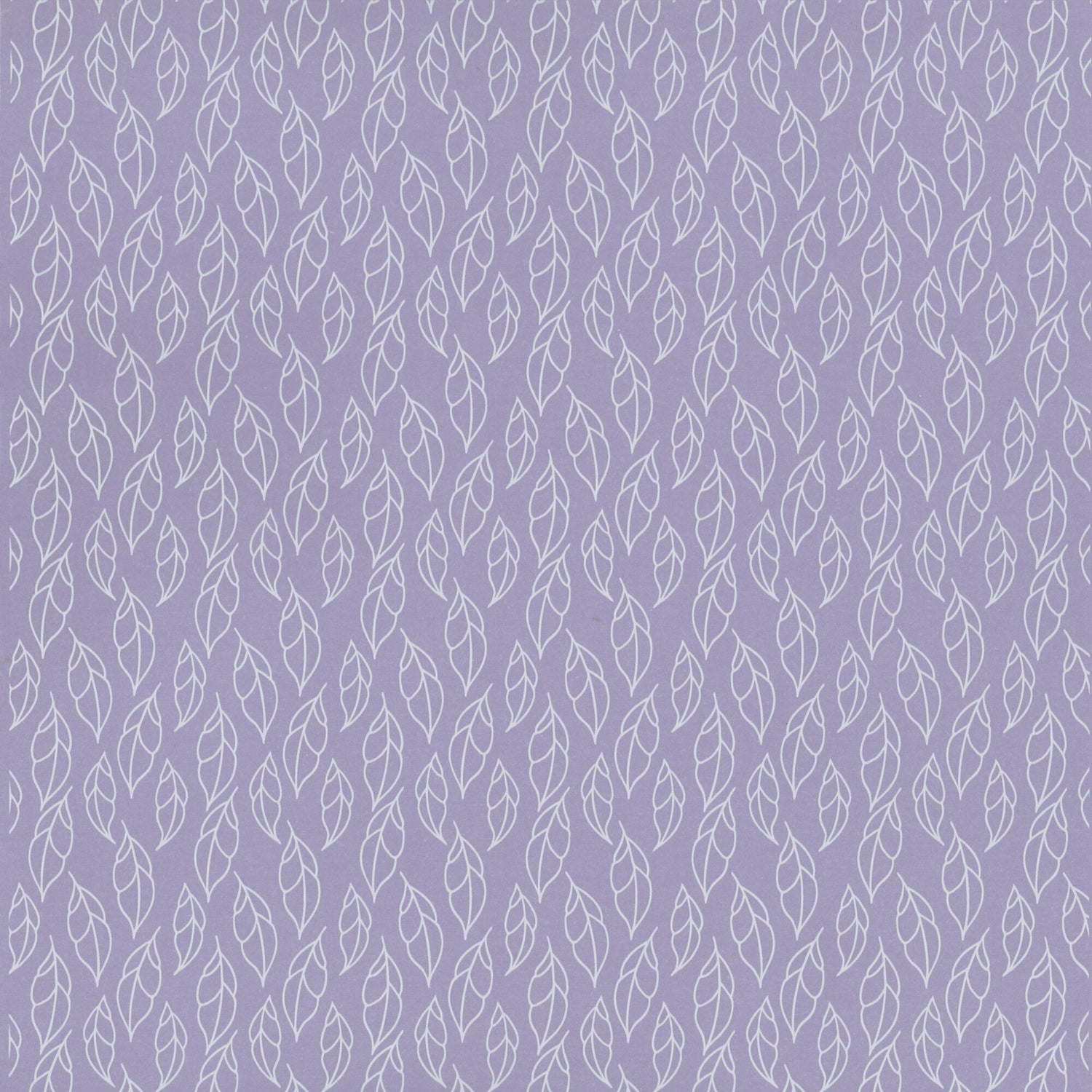 Mintay Decorative 12x12" White Translucent Vellum - Leaves