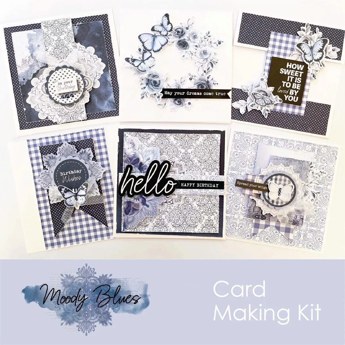Uniquely Creative Cardmaking Kit - Moody Blues