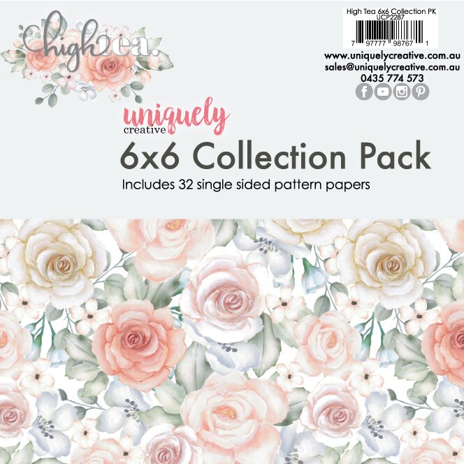 Uniquely Creative High Tea - 6x6" Collection Pack (32 papers)