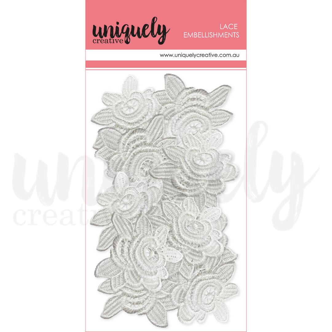 Uniquely Creative Lace Roses - 5 pieces