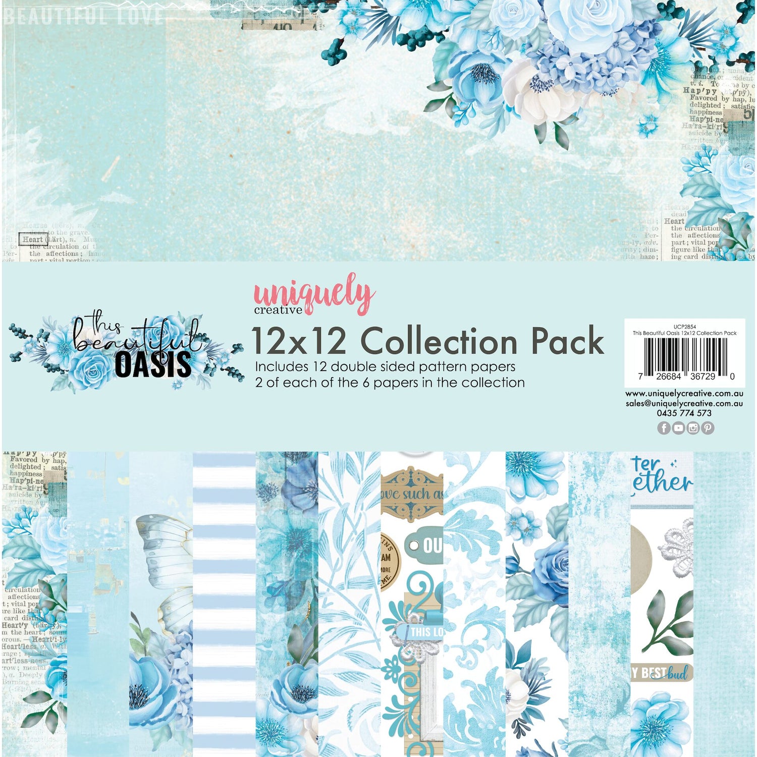 Uniquely Creative This Beautiful Oasis - 12x12" Collection Pack (12 papers)