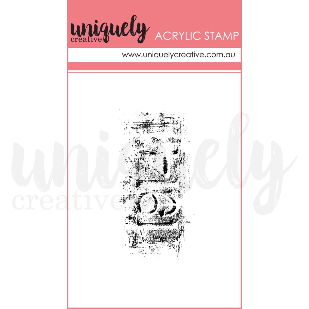 Uniquely Creative Mark Making Stamp - Vintage Number