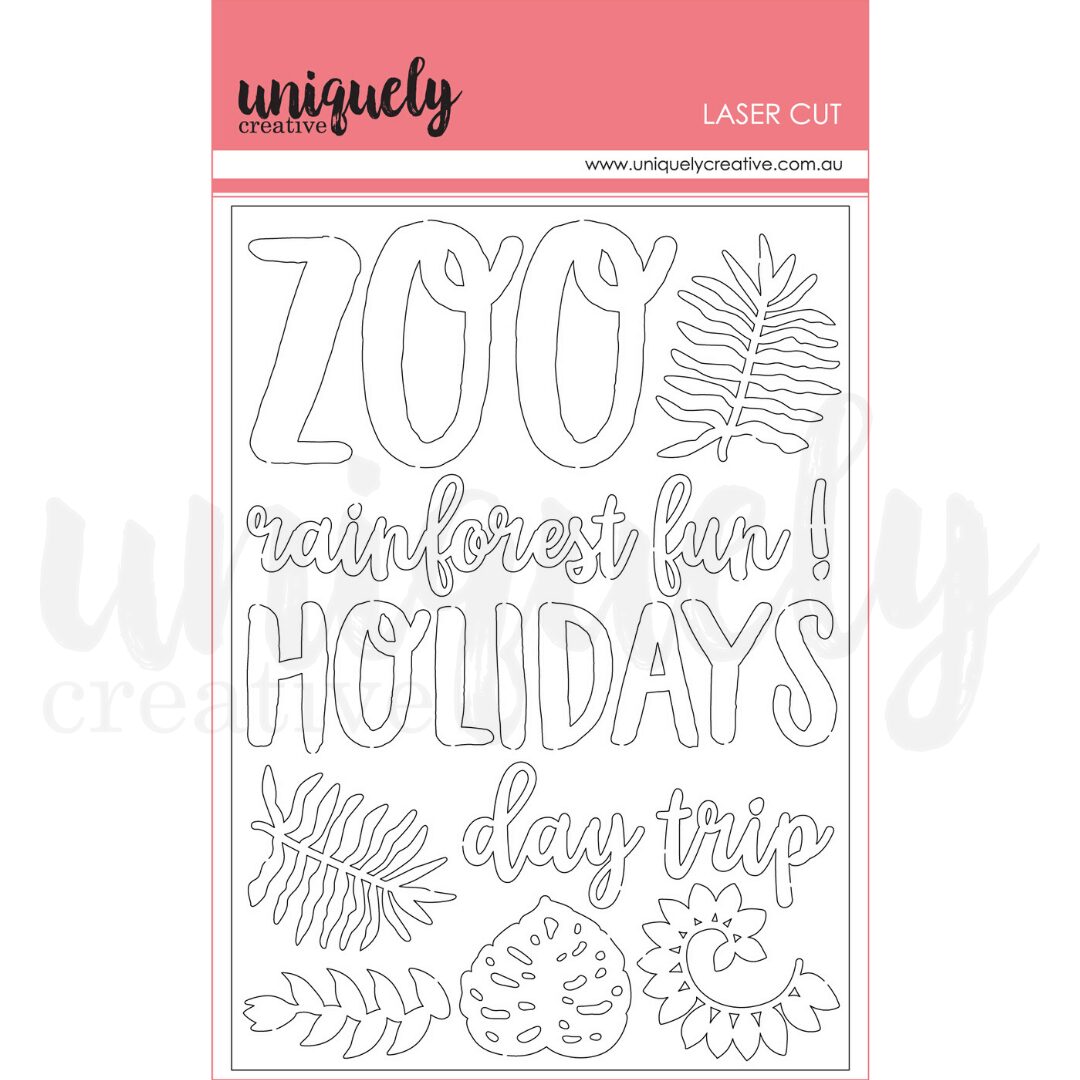 Uniquely Creative Laser Cut - Rainforest Retreat