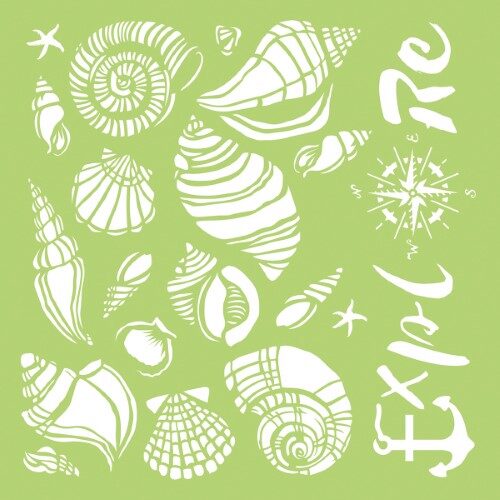Kaisercraft 6x6" Designer Template - Seaside