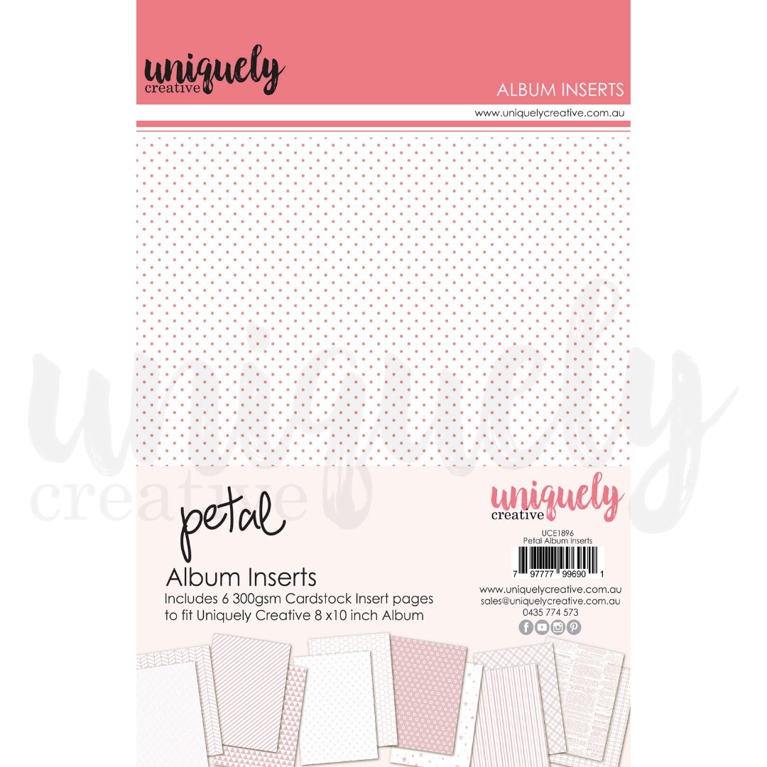 Uniquely Creative Album Inserts - Petal