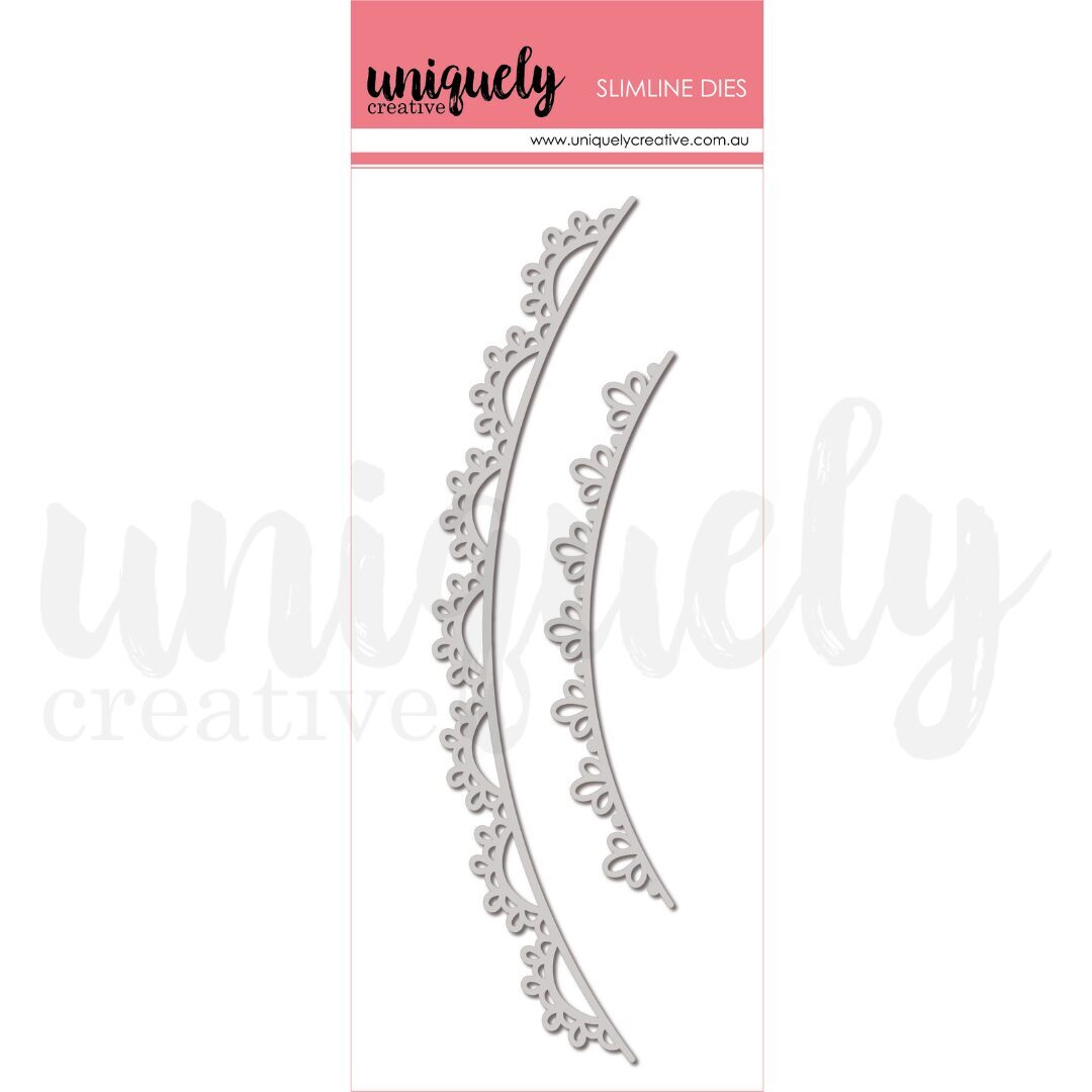 Uniquely Creative Slimline Die - Lace Bunting