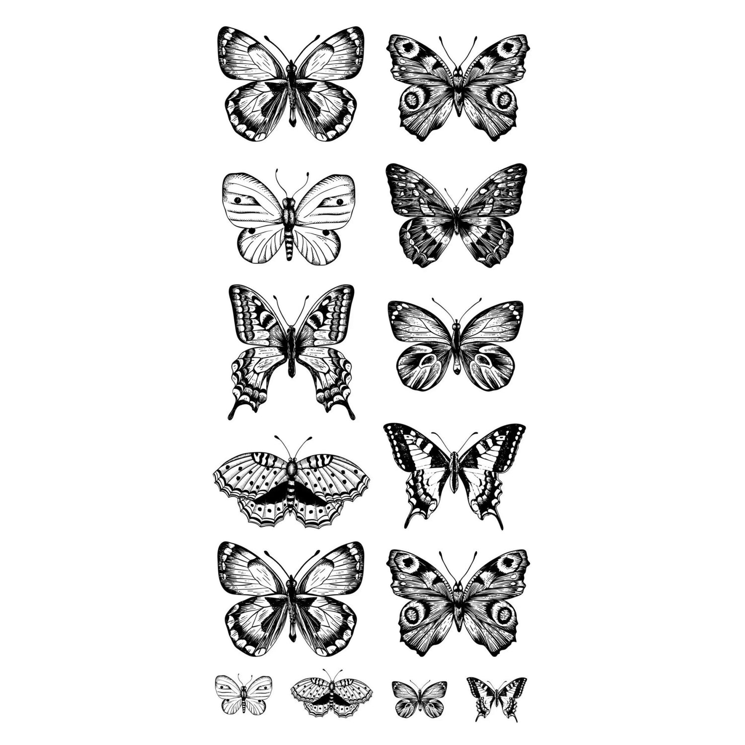Kaisercraft Clear Stickers - Butterflies