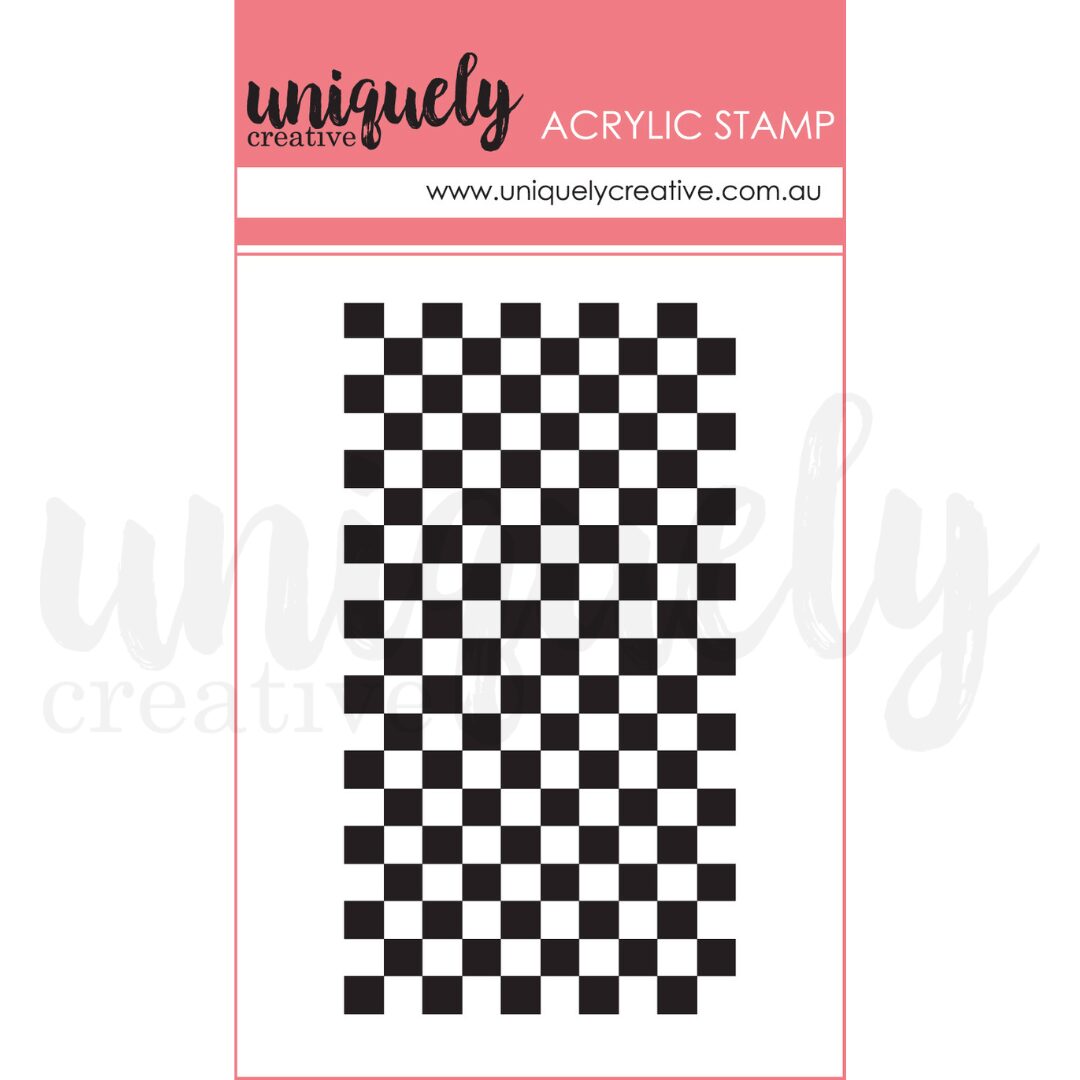 Uniquely Creative Mark Making Stamp - Checkerboard