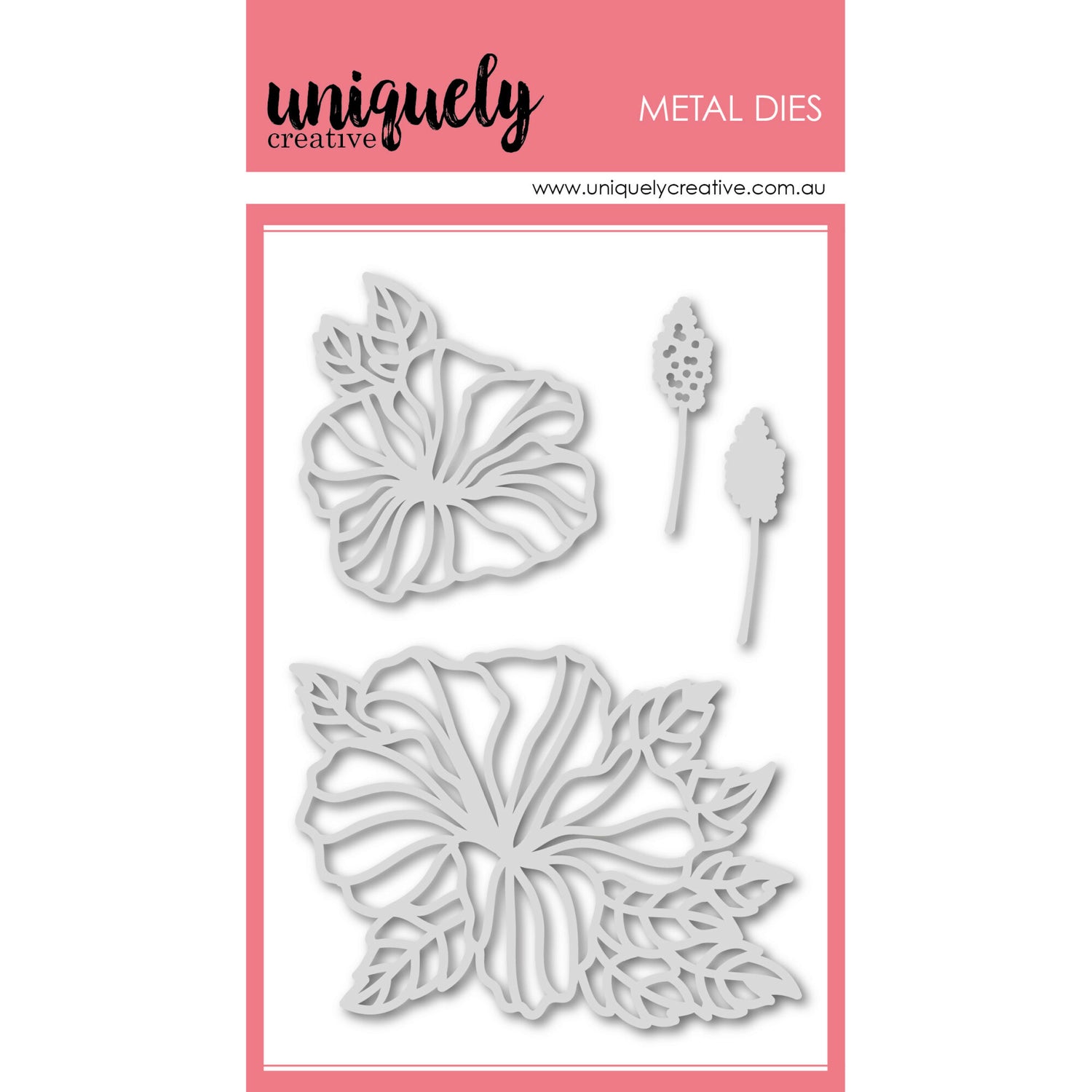 Uniquely Creative Die - Hibiscus Outlines