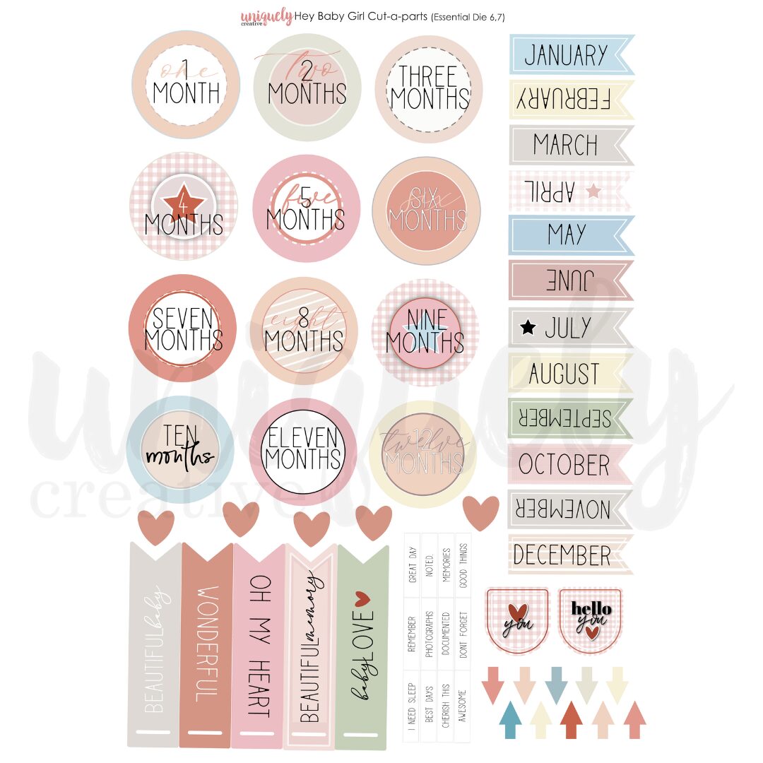 Uniquely Creative Cut-a-Part Mini Sheet - Summer Sonata