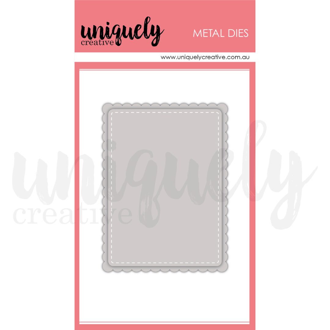 Uniquely Creative Die - Stitched Rounded Corner