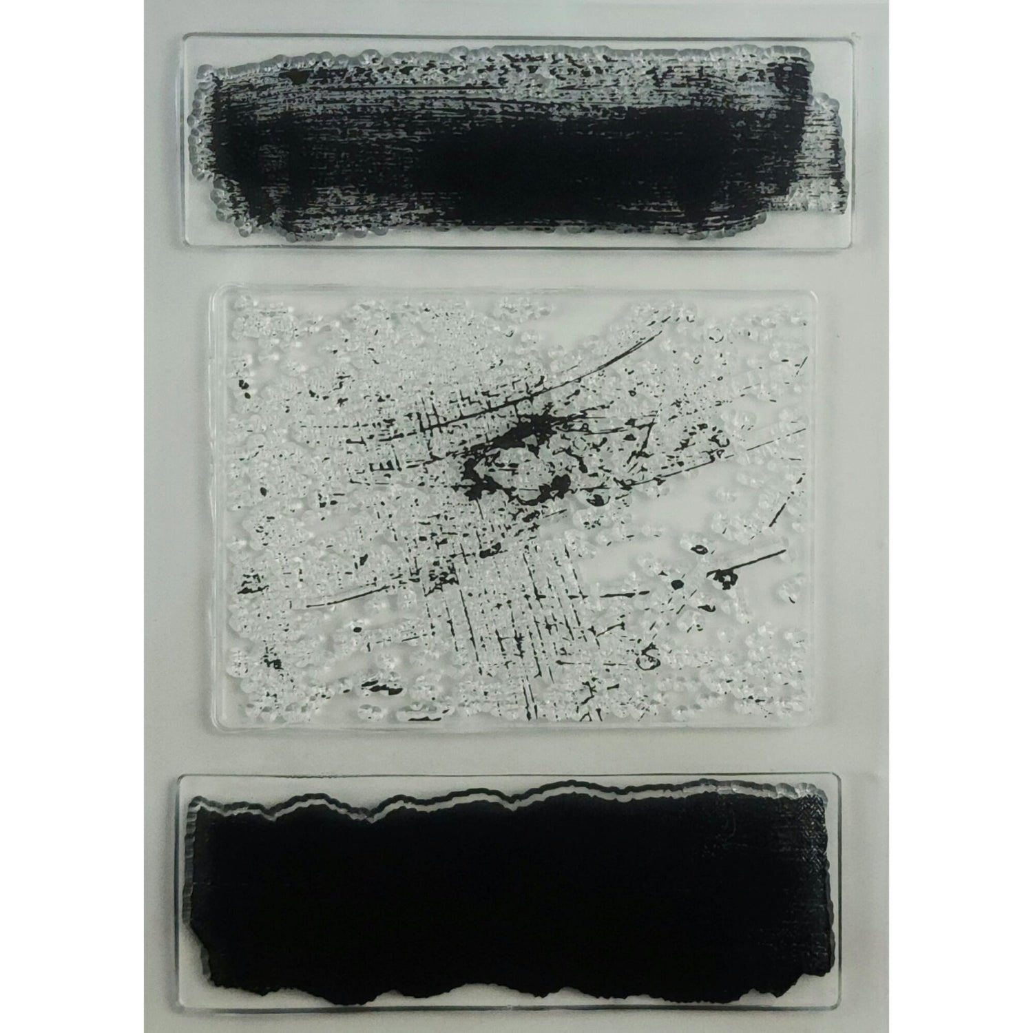 American Crafts Clear Art Journaling Stamps - Textures