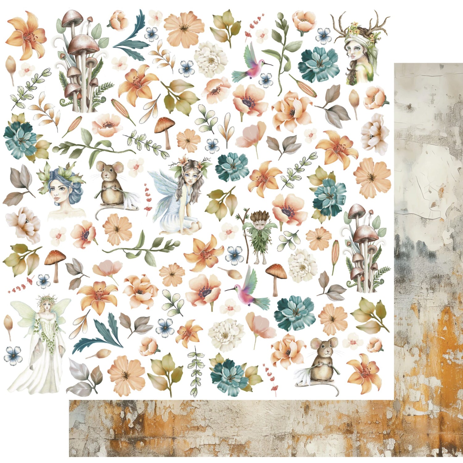 Uniquely Creative Enchanted Forest - Forest - Fussy Cuts Paper