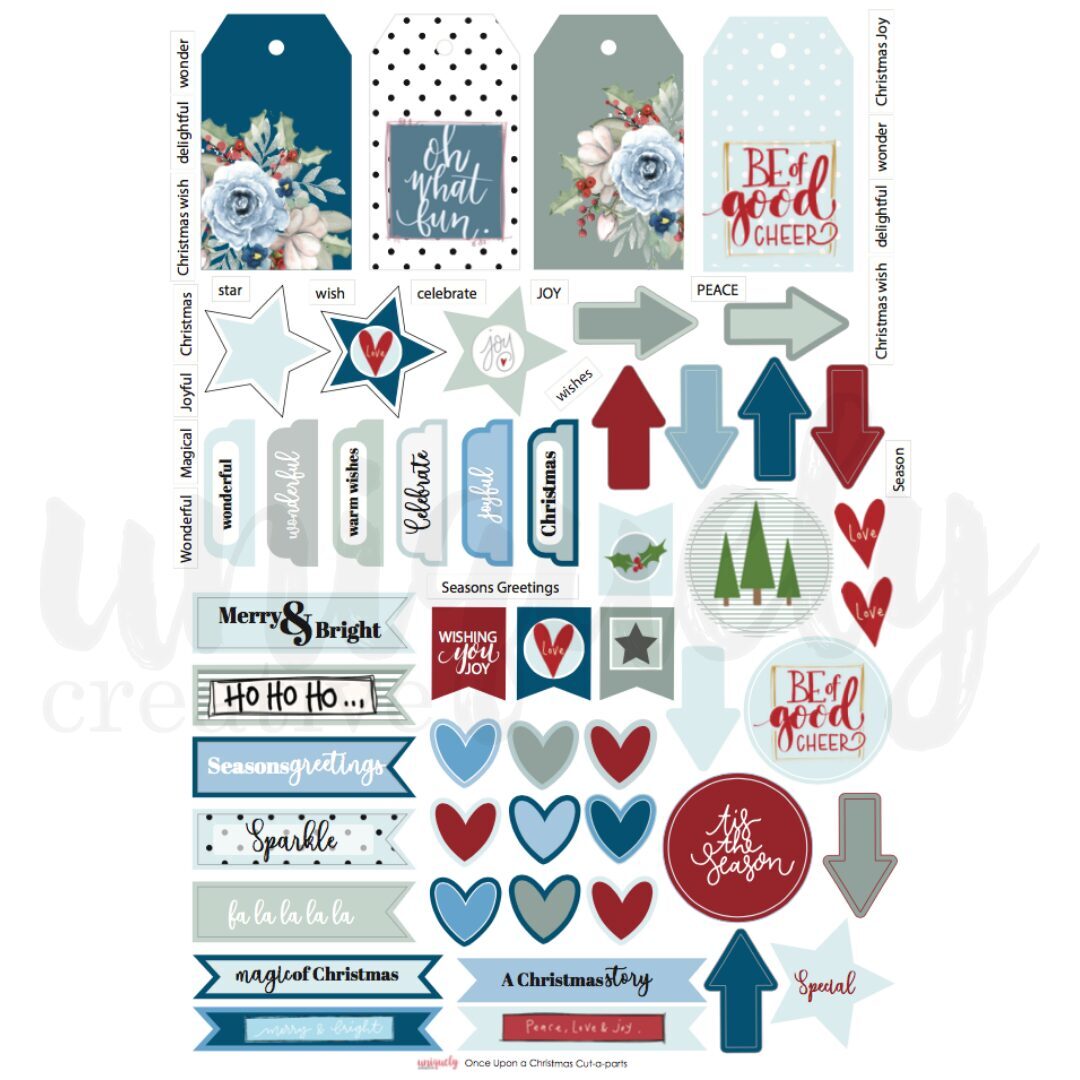 Uniquely Creative Cut-a-Part Sheet - Once Upon a Christmas