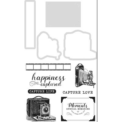 Kaisercraft Decorative Die & Stamp Set - Keepsake