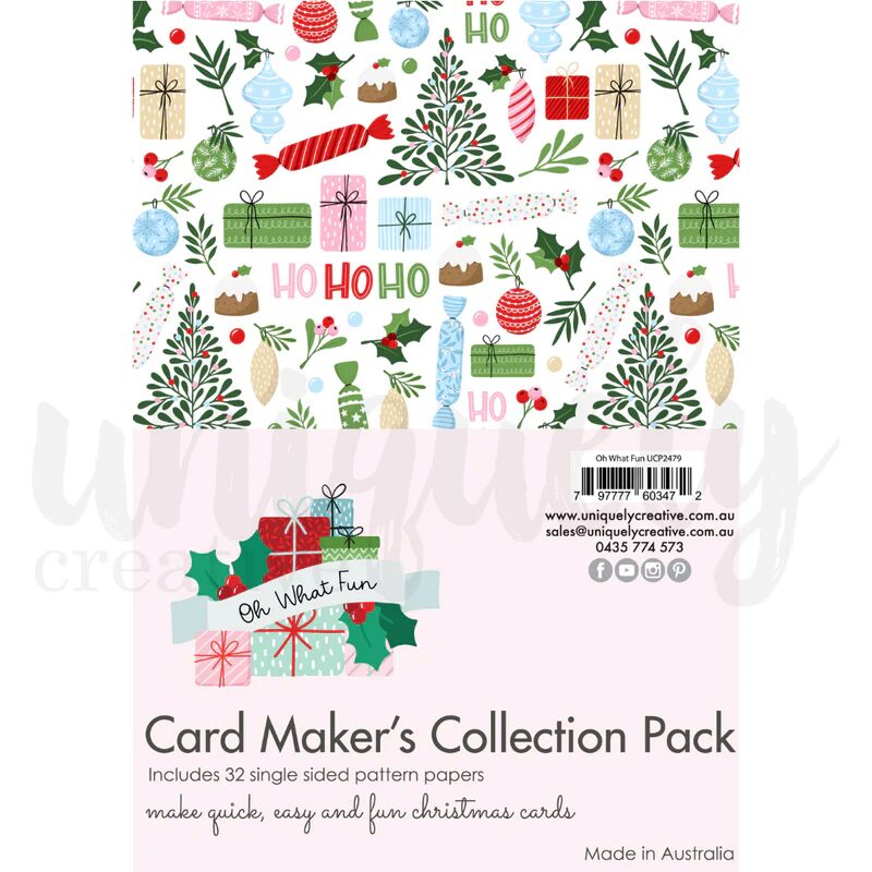 Uniquely Creative A5 Card Maker's Collection Pack - Oh What Fun