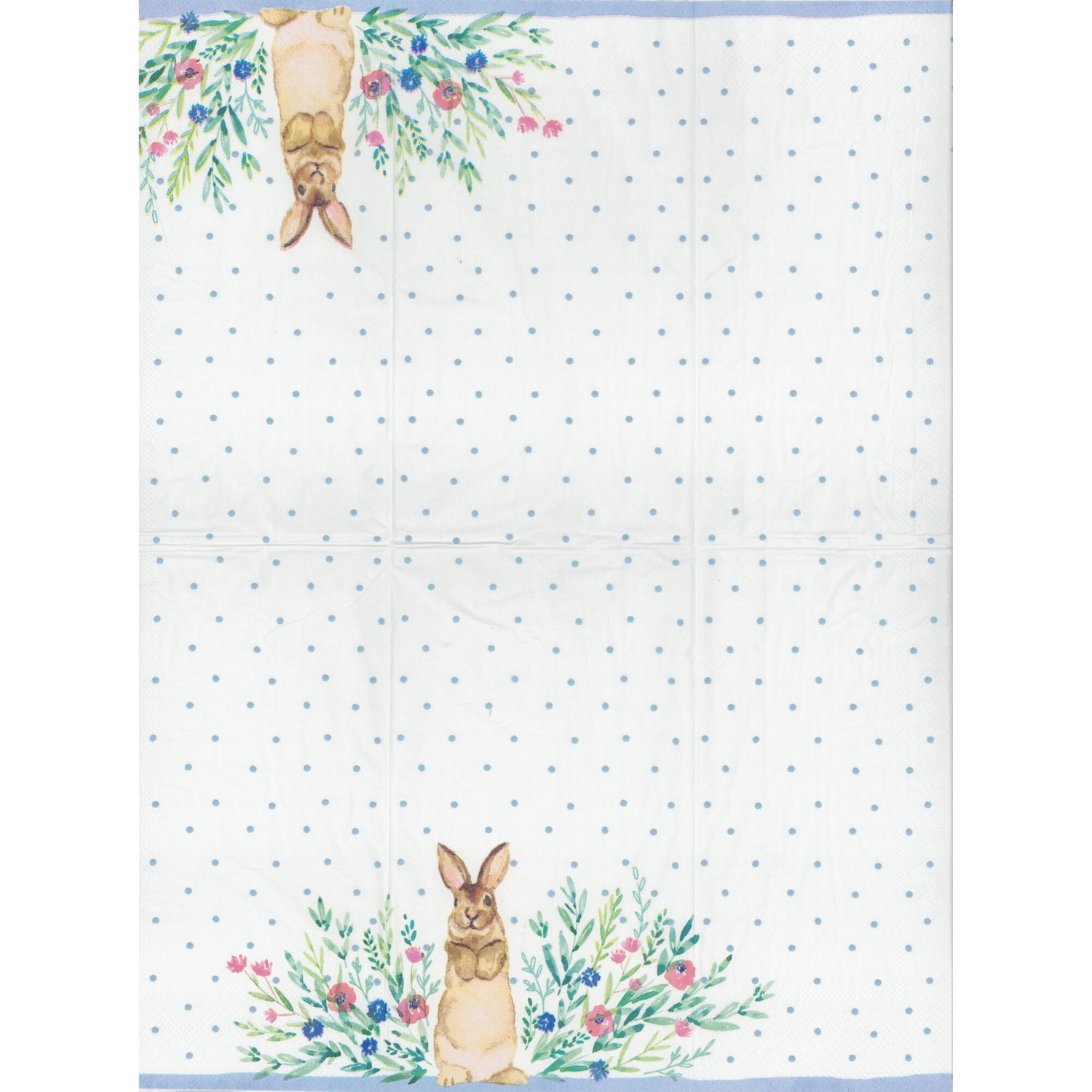 Bella Lux Napkin/Serviette - Spring Bunny