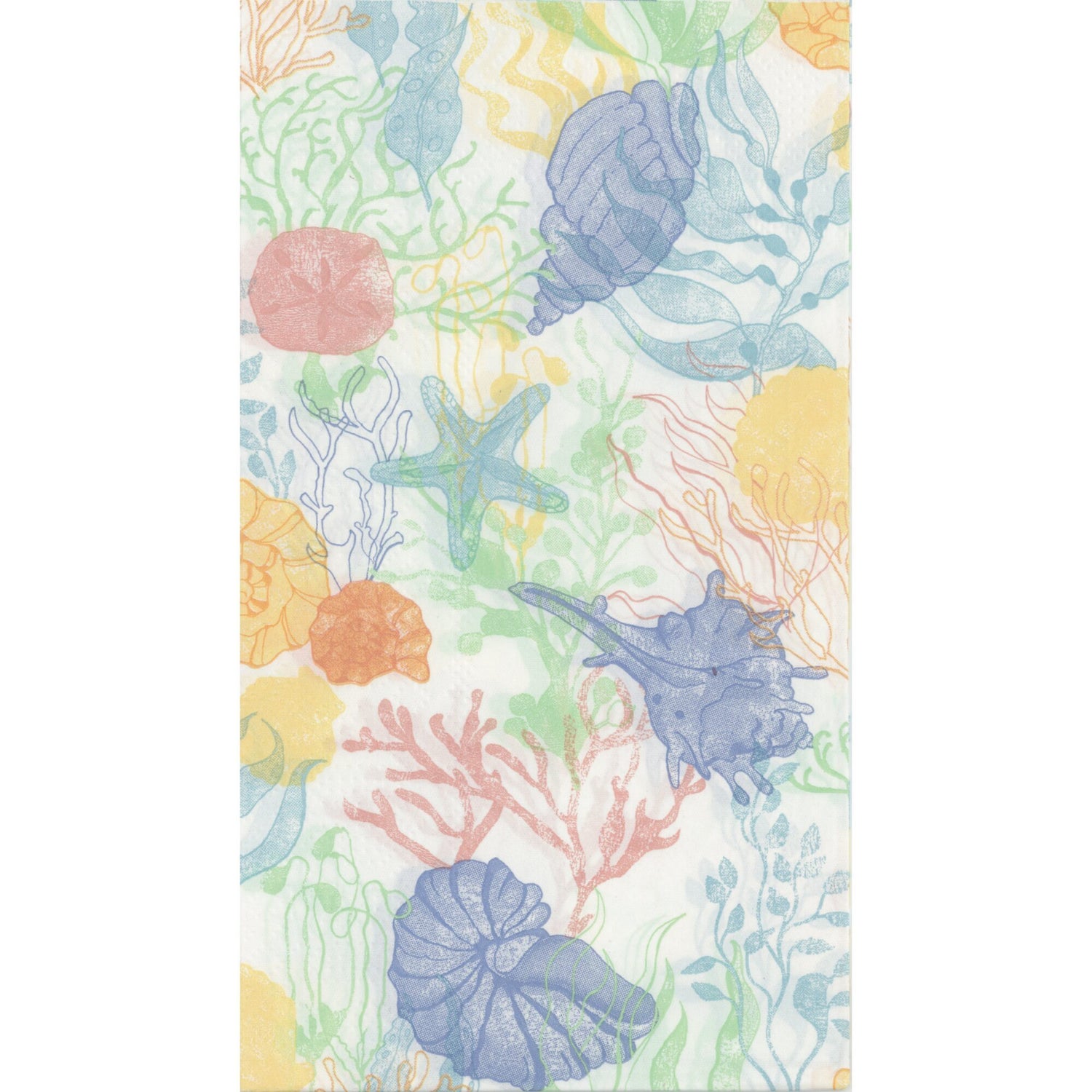 Queenwest Trading Co Napkin/Serviette - Seashells