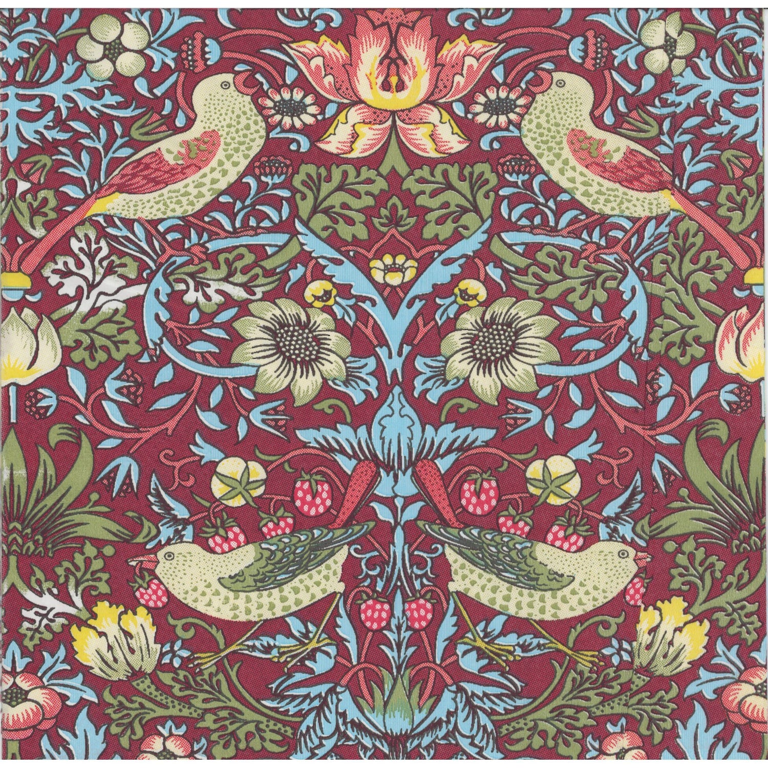 Unbranded Napkin/Serviette - William Morris - Strawberry Thief 1
