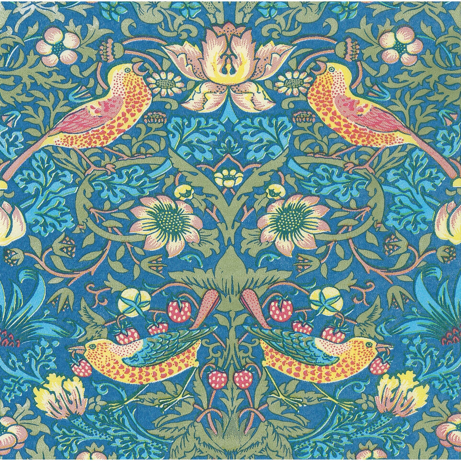 Unbranded Napkin/Serviette - William Morris - Strawberry Thief 2