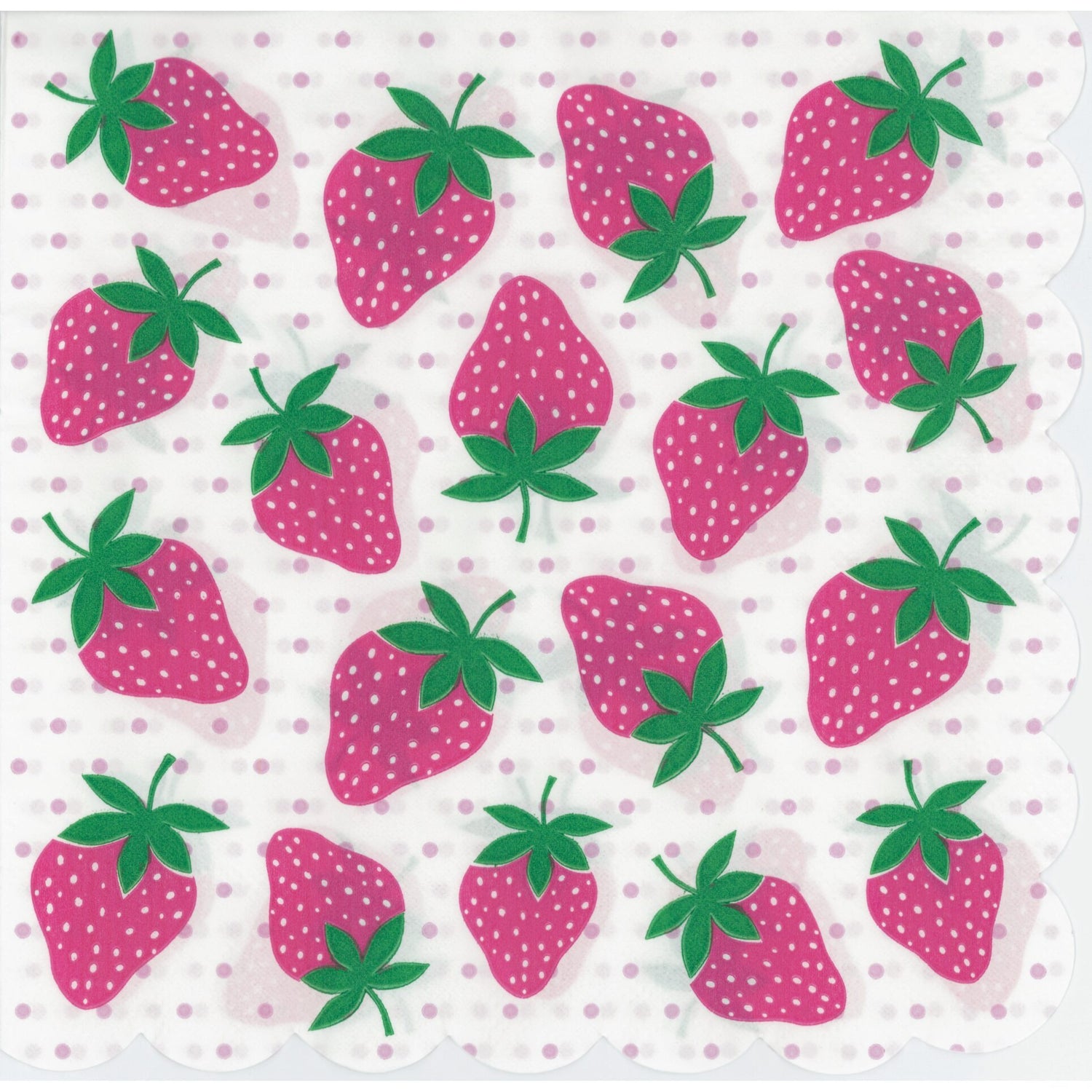 TRS Trading Group Napkin/Serviette - Strawberry Delight