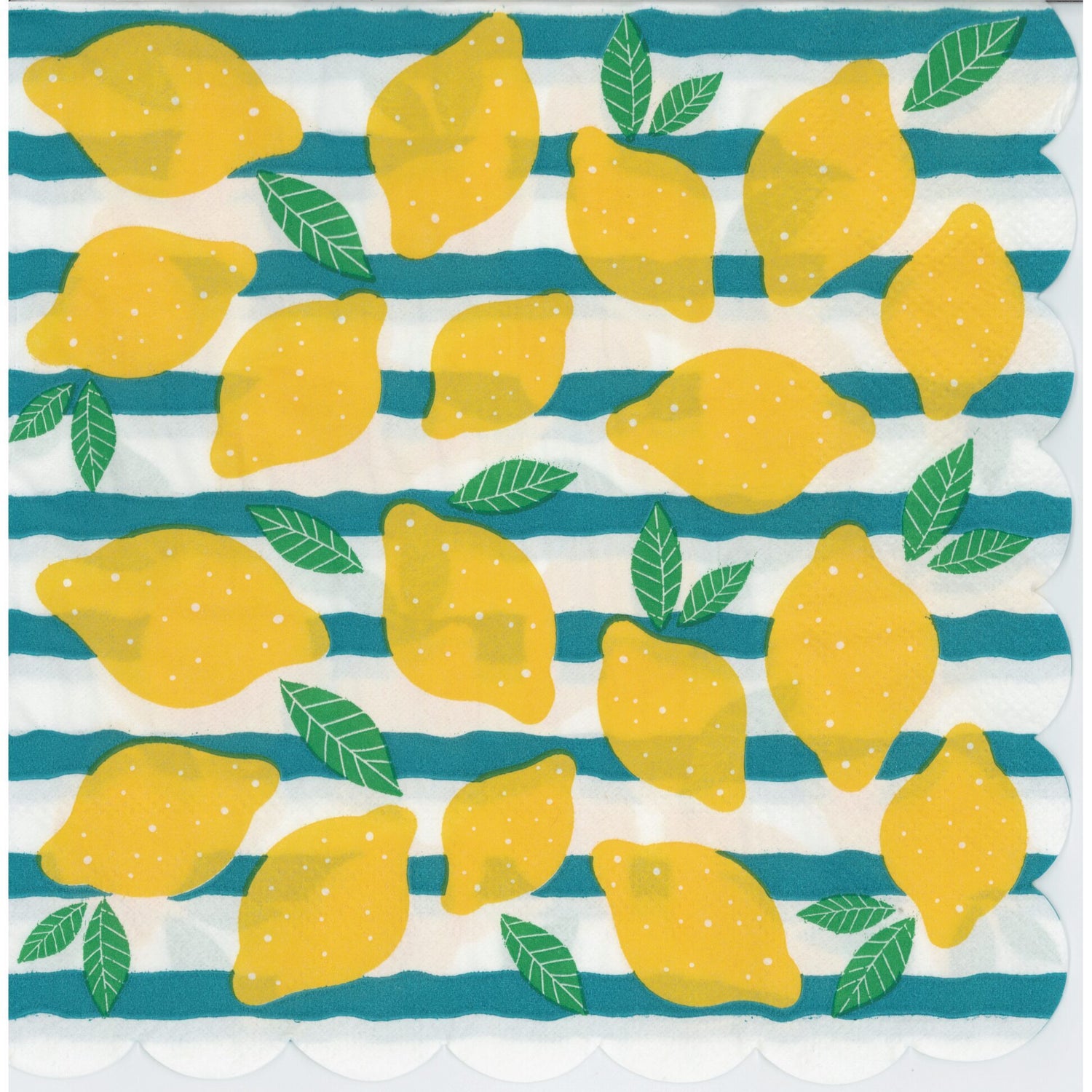 TRS Trading Group Napkin/Serviette - Lemon Fields
