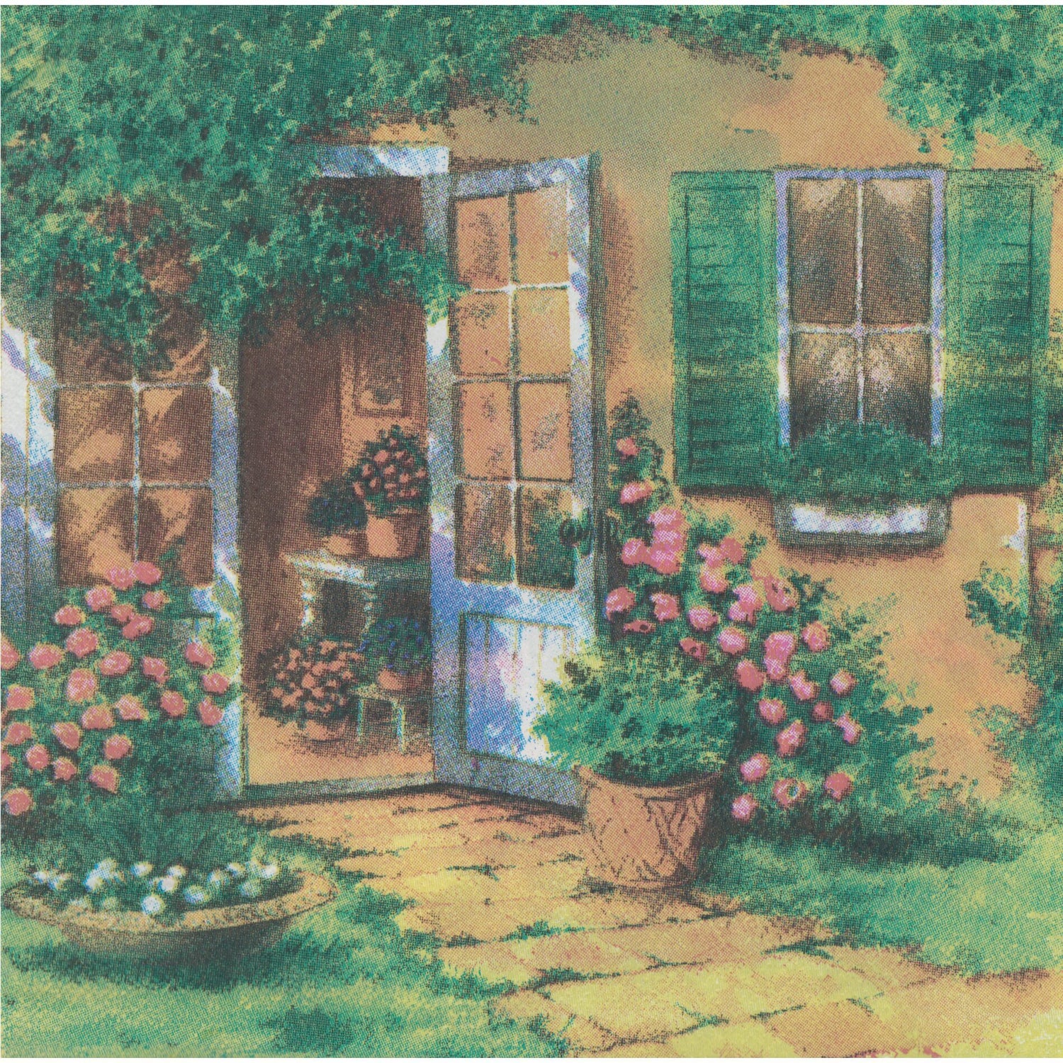 Unbranded Napkin/Serviette - Floral Cottage