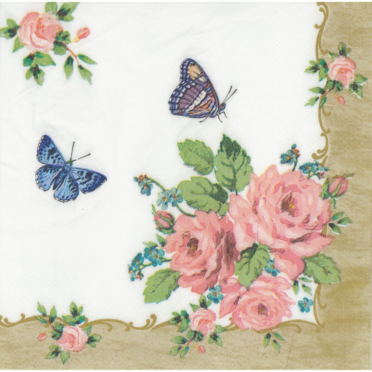 Unbranded Napkin/Serviette - Summer Garden