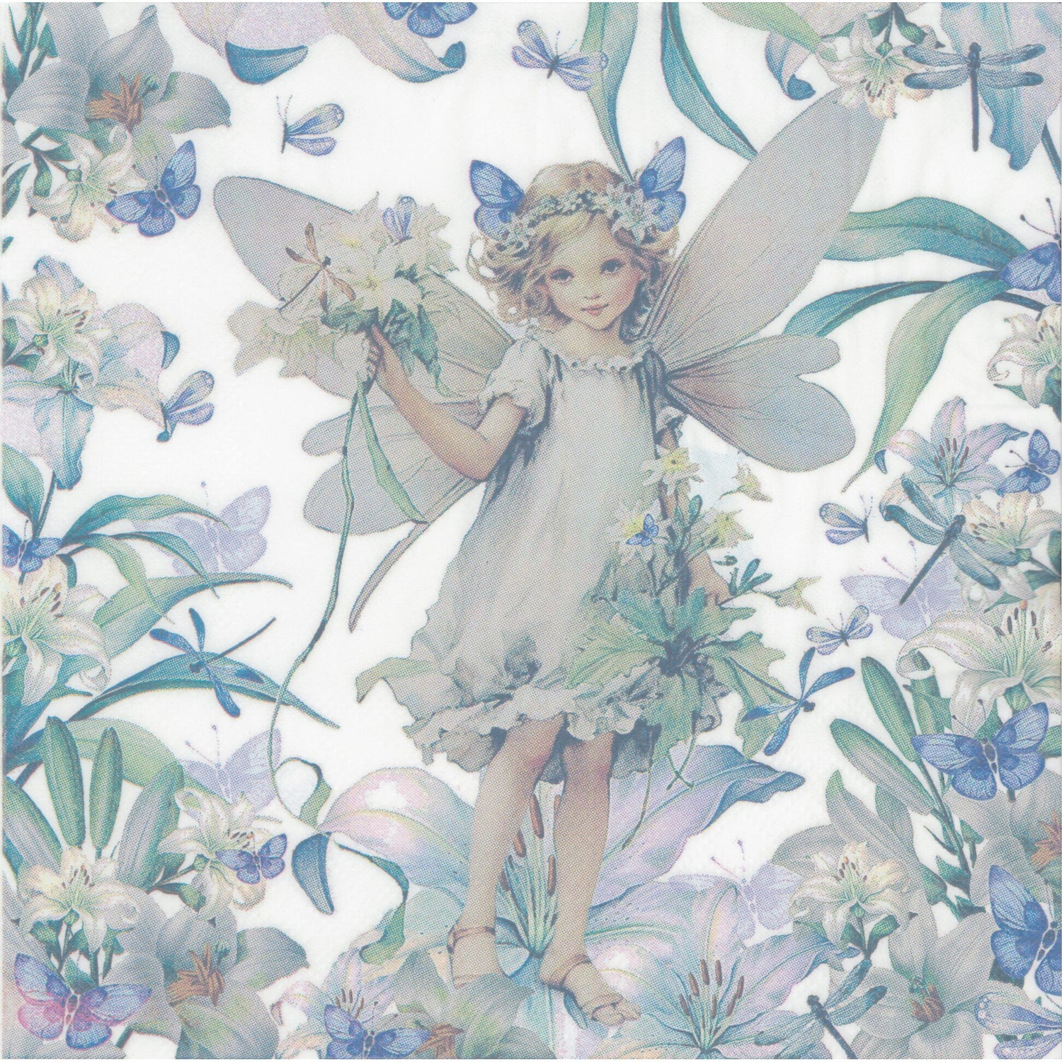 Unbranded Napkin/Serviette - Garden Fairy