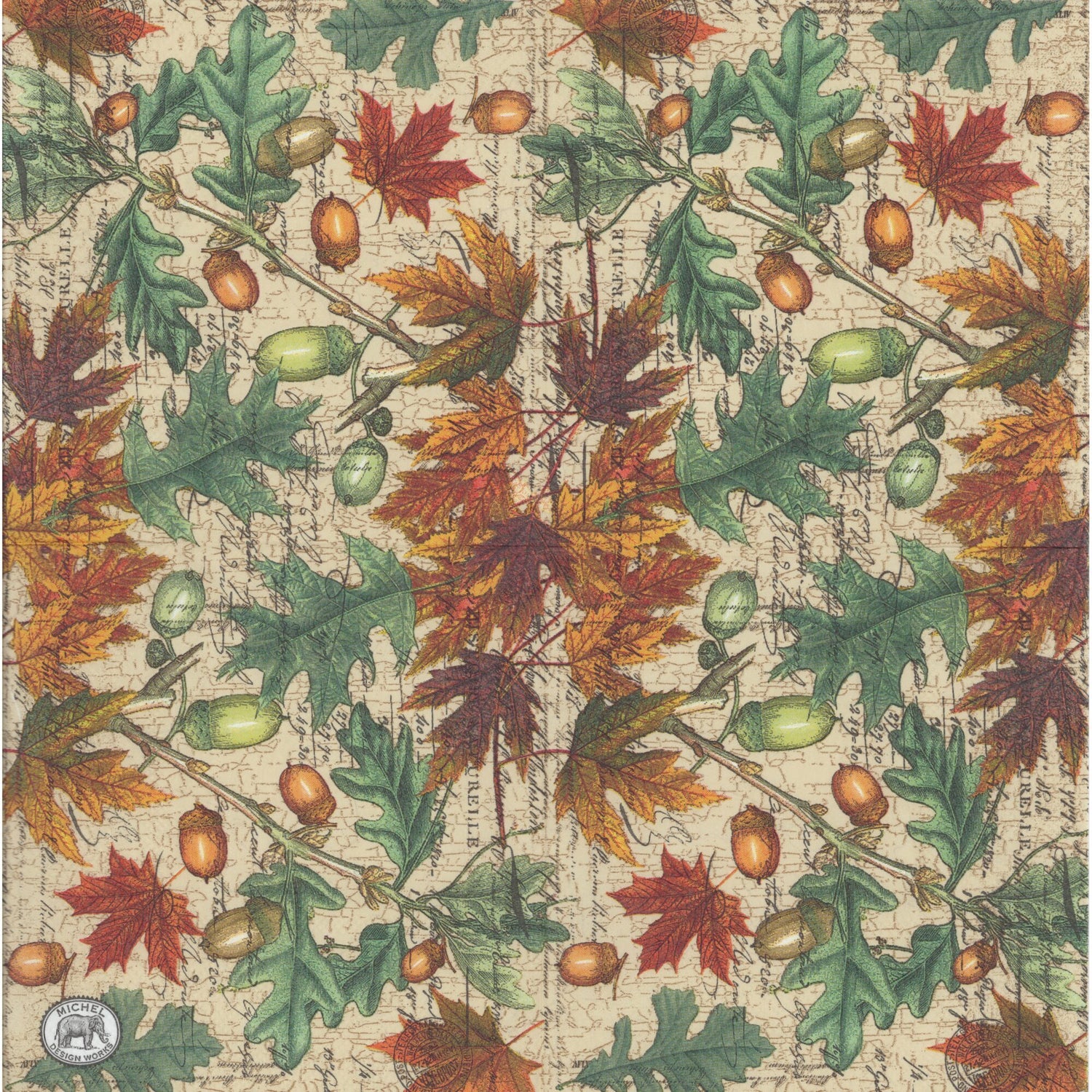 Unbranded Cocktail Napkin/Serviette - The Forest Floor