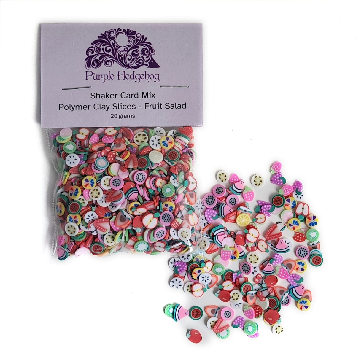 PH Shaker Card Mix - Polymer Clay Slices - Fruit Salad