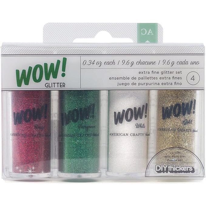 American Crafts WOW Extra Fine Glitter -  Christmas 1
