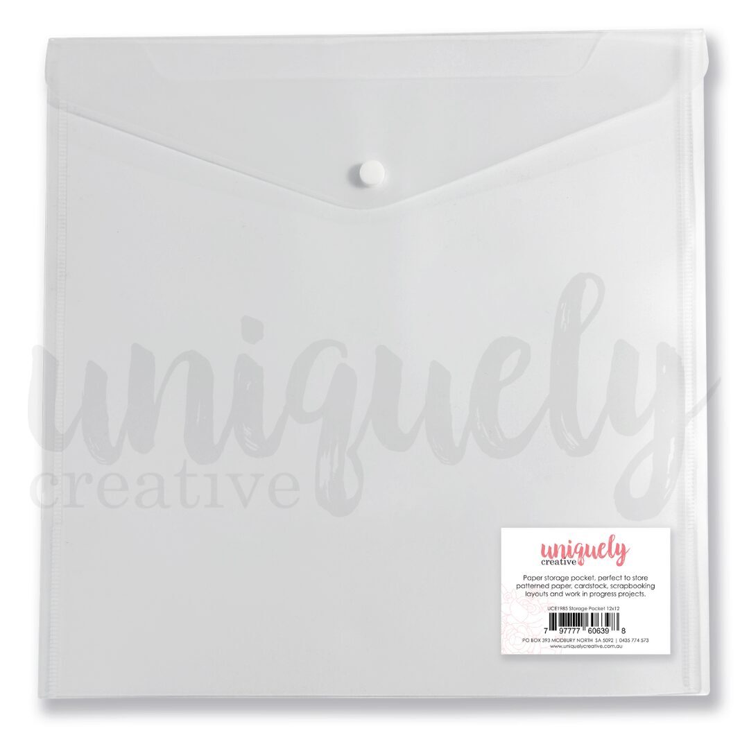 Uniquely Creative Large Storage Pockets - 12x12"
