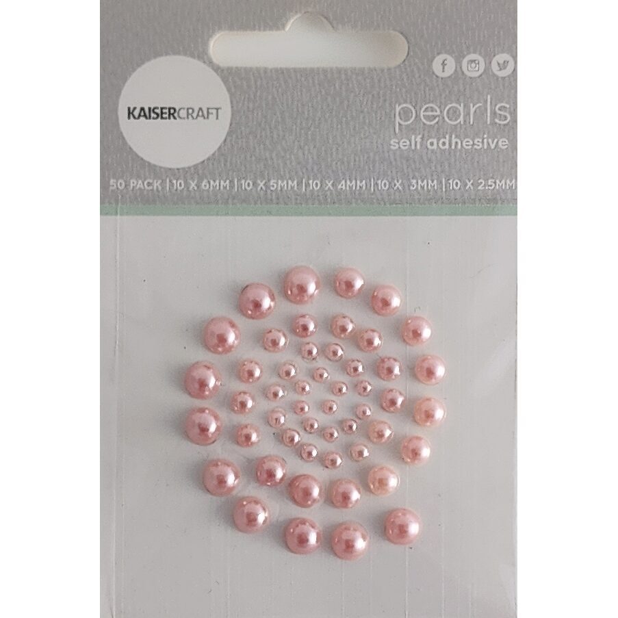 Kaisercraft Pearls - Rose