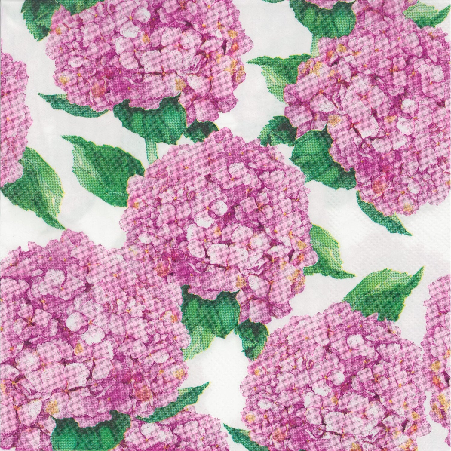 Omara Home Napkin/Serviette - Pink Hydaranges